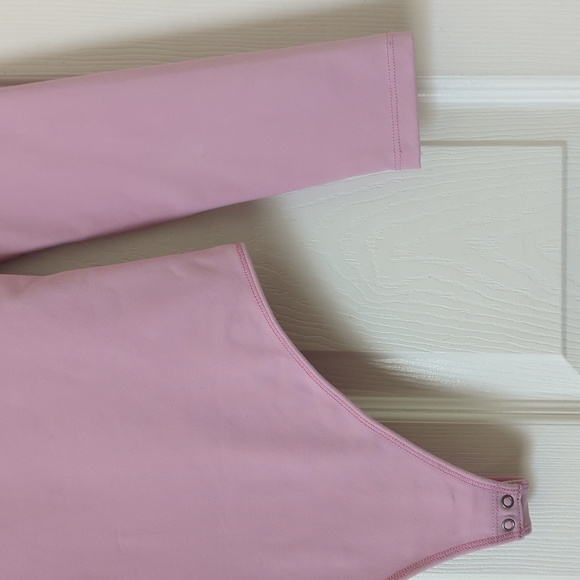 Abercrombie & Fitch Form Fitting Scoop Neck Long Sleeve Thong Bodysuit Purple S - Picture 8 of 12